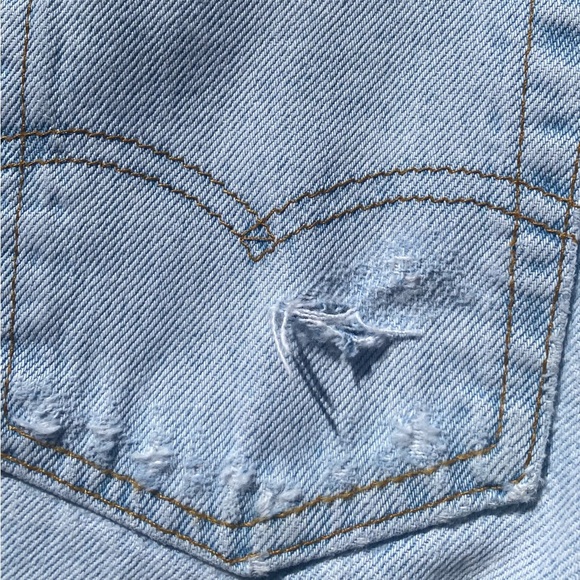 VTG 90’s Levis 532 Distressed Denim Jeans Women’s Size 30 Inch Waist USA Made - Picture 7 of 9